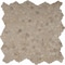Msi Travertine Blend River Rock SAMPLE Tumbled Marble Mesh-Mounted Mosaic Tile ZOR-MD-0441-SAM - alternate 2